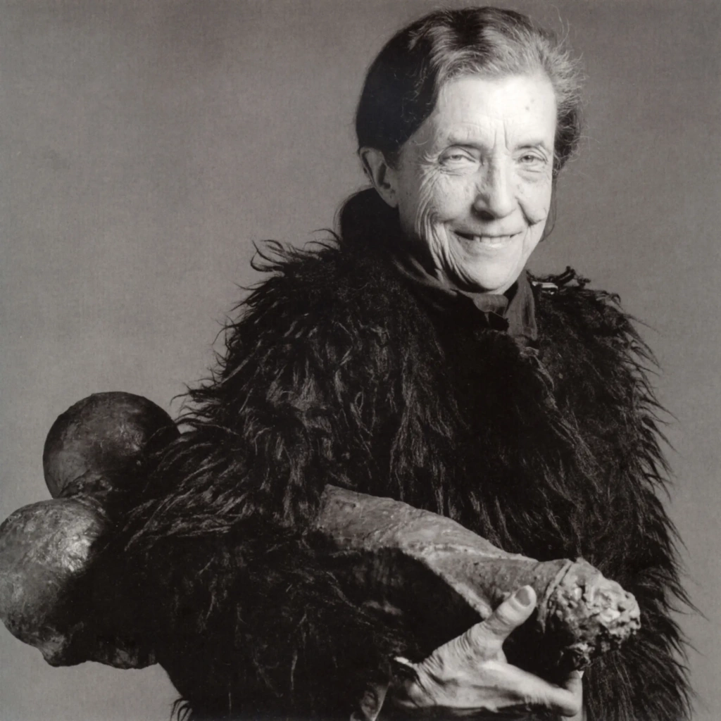 Louise Bourgeois et sa fillette